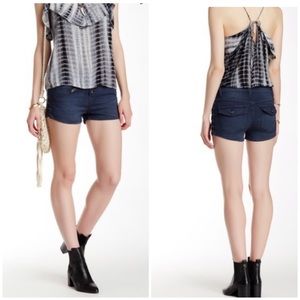 Free People Lone Ranger Coated Short Boho Edgy